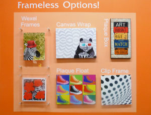 Framless Framing Options